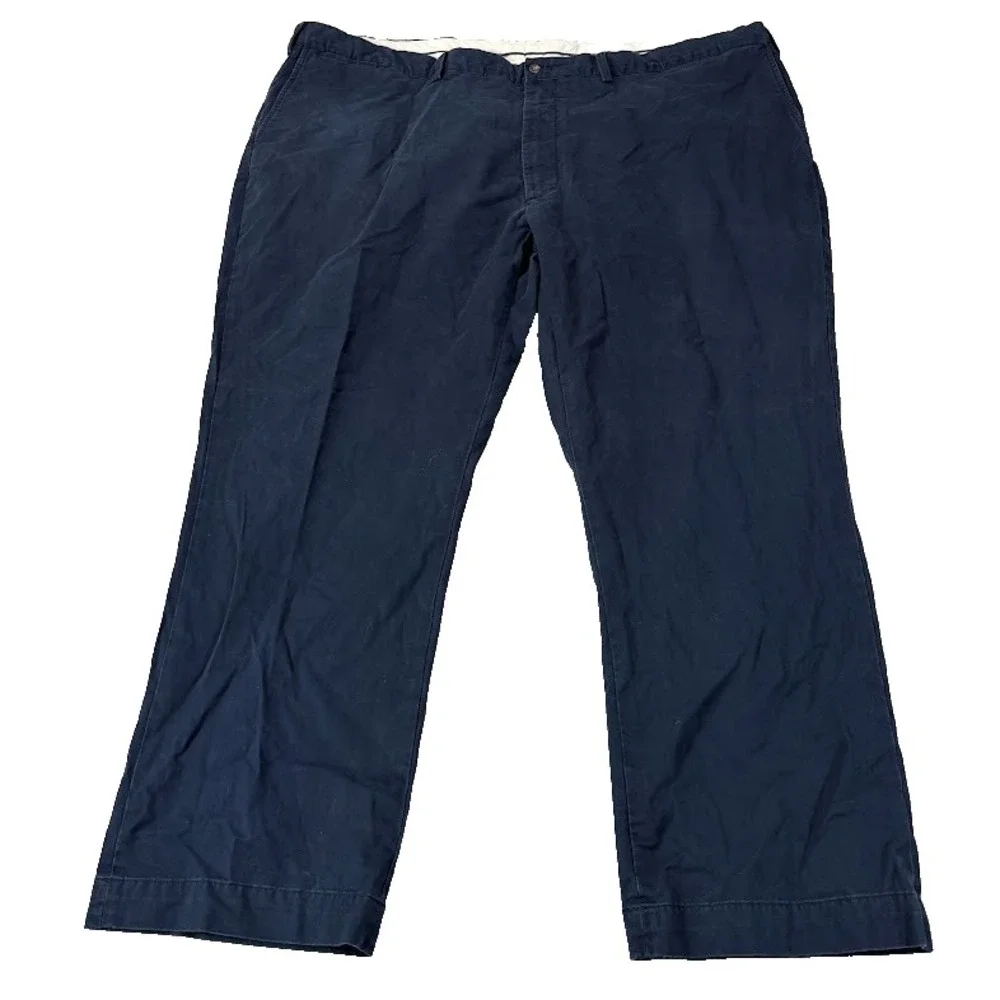 Polo Ralph Lauren Chino Pants Mens 54Bx32 Navy Classic Fit Stretch Cotton Twill